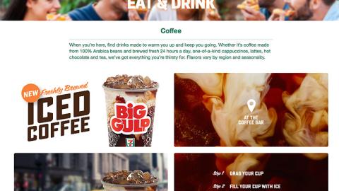 7-Eleven 'Freshly Brewed' Iced Coffee Display Ads
