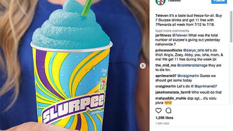 7-Eleven 'Freeze-For-All' Instagram Update