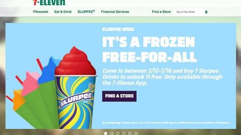 7-Eleven 'Frozen Free-For-All' Carousel Ad
