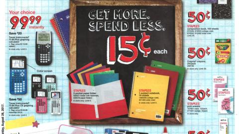 Staples 'Get More. Spend Less' Feature