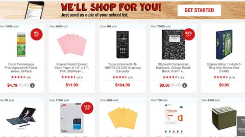 Staples 'We'll Shop for You' Display Ad