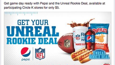 Circle K Midwest PepsiCo 'Unreal Deal' Facebook Update
