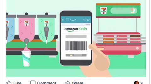 7-Eleven Amazon Cash Facebook Update