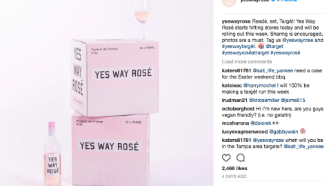 Yes Way Rose Target Instagram Update