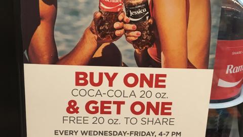 Walgreens Coca-Cola 'Happy Hour' Cling