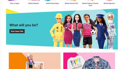 Target Barbie Character Shop