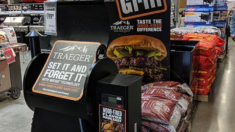 Traeger Home Depot 'Thrill of the Grill' Sign