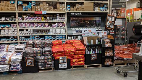 Home Depot 'Thrill of the Grill' Pallet Train