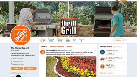 Home Depot 'Thrill of the Grill' Twitter Cover