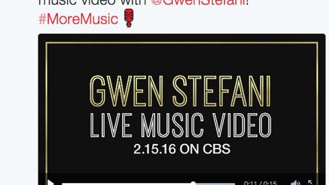 Target Gwen Stefani 'Live' Twitter Update