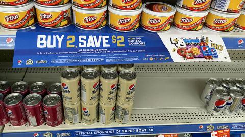 PepsiCo Dollar General 'Buy 2, Save $2' Shelf Sign