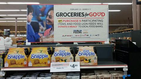 Food Lion 'Groceries for Good' In-Line Header