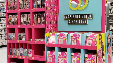 Barbie Walmart 60th Anniversary Pallet Display