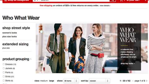Target.com Who What Wear Shop