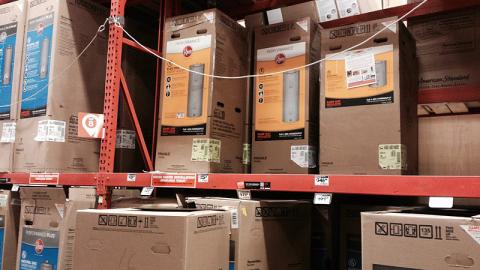 Home Depot Water Heater In-Line Merchandising 