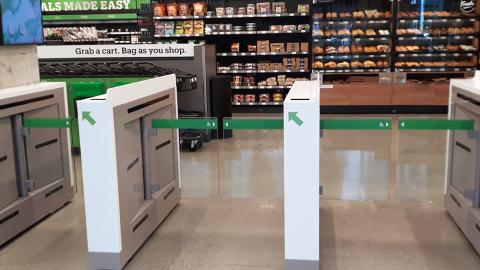 Amazon Go Grocery Entryway