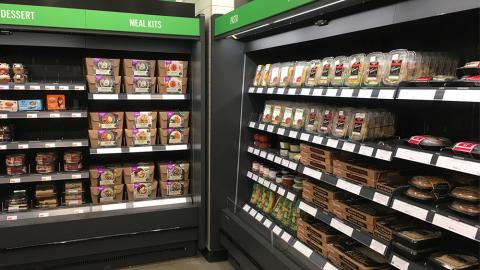 Amazon Go Grocery Prepared Food Coolers