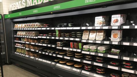 Amazon Go Grocery 'Meals Made Easy' Cooler