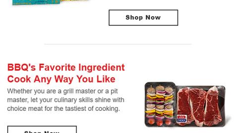 Jewel-Osco 'Fire up the Grill' Email