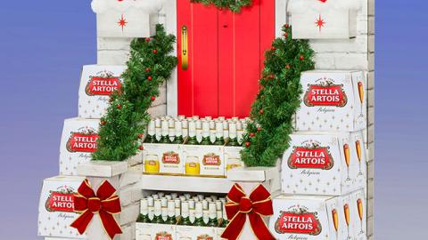 Stella Artois Endcap Holiday Spectacular