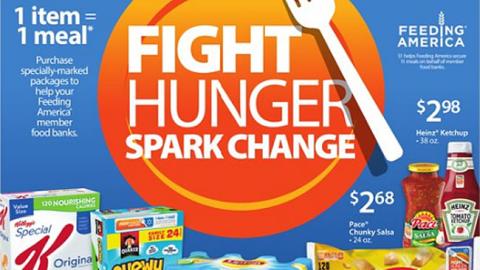 Walmart 'Fight Hunger' Circular Cover