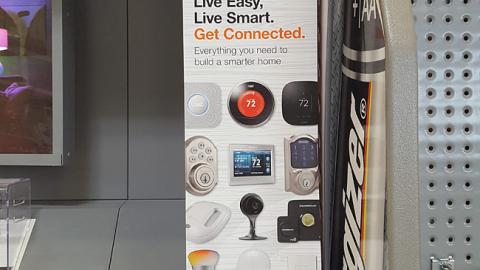 Home Depot 'Smart Home' Shelf Talker