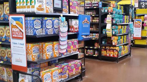 Walmart 'Fight Hunger' Side Panels