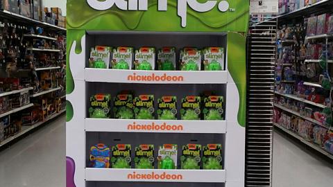 Nickelodeon Slime! Walmart Endcap Display
