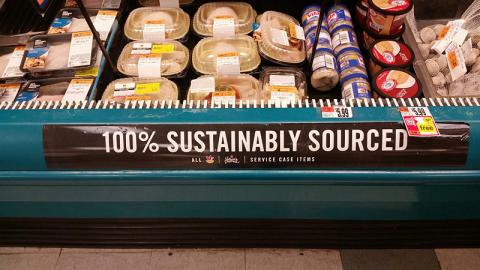 Stop & Shop 'Sustainably Sourced' Cling