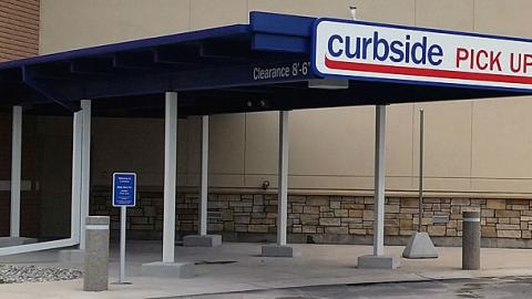 Meijer Curbside Pick Up Outdoor Sign
