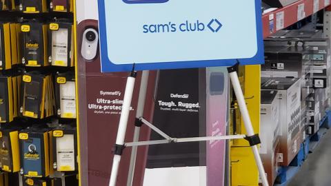 Sam's Club 'We're With You' Easel Sign