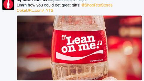 My Coke Rewards 'Great Gifts' Twitter Update