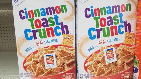 Cinnamon Toast Crunch Walmart 'Fight Hunger' Packaging