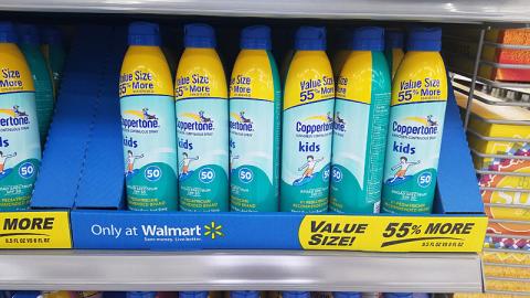 Coppertone Kids 'Only at Walmart' Shelf Tray