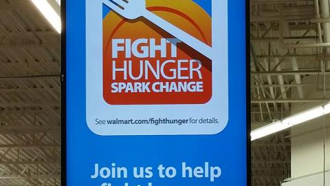 Walmart 'Fight Hunger' Smart Network Ad
