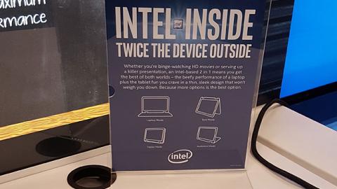 Intel 'Inside' Best Buy Counter Sign