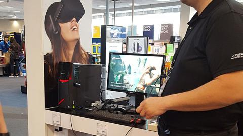 Best Buy Oculus Rift 'Virtual Reality is Here' Sign