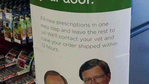 Petco Doctors Foster and Smith 'Pet Prescriptions' Standee