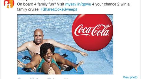 Family Dollar Coca-Cola 'Share A Coke' Tweet