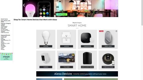 Amazon 'Smart Home' Page
