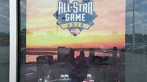 Petco MasterCard All-Star Game Window Poster