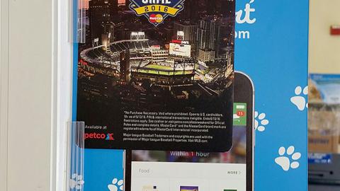 Petco MasterCard All-Star Game Checkout Sign
