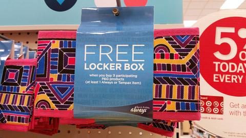 Always Target 'Free Locker Box' Product Wrap