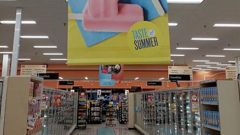 Winn-Dixie 'Taste of Summer' Ceiling Sign