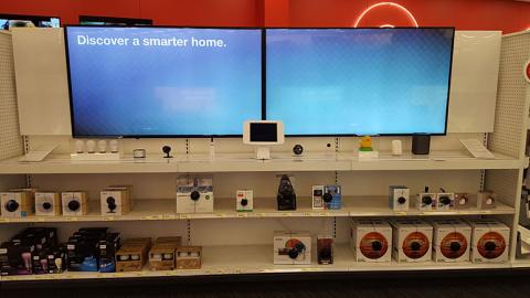 Target 'Discover a Smarter Home' LED Display