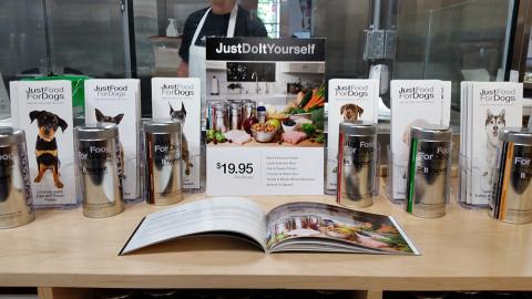 Petco JustFoodForDogs Counter Display