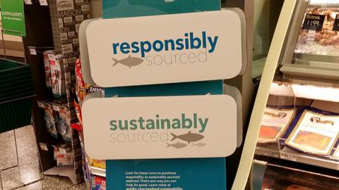 Publix 'Responsibly Sourced' Standee