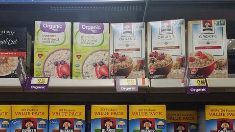 Walmart 'Organic' Shelf Talkers