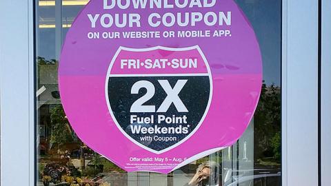 Smith's 'Download Your Coupon' Door Cling