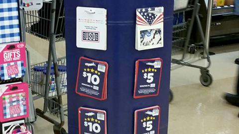 Kroger 'Supporting Military Families' Standee